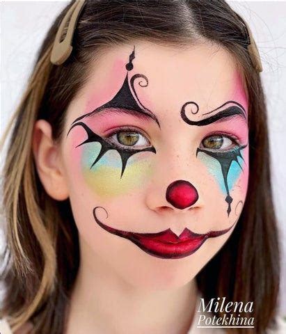 easy clown face makeup|old school clown makeup.